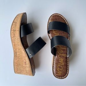 Sam Edelman platform wedge sandals